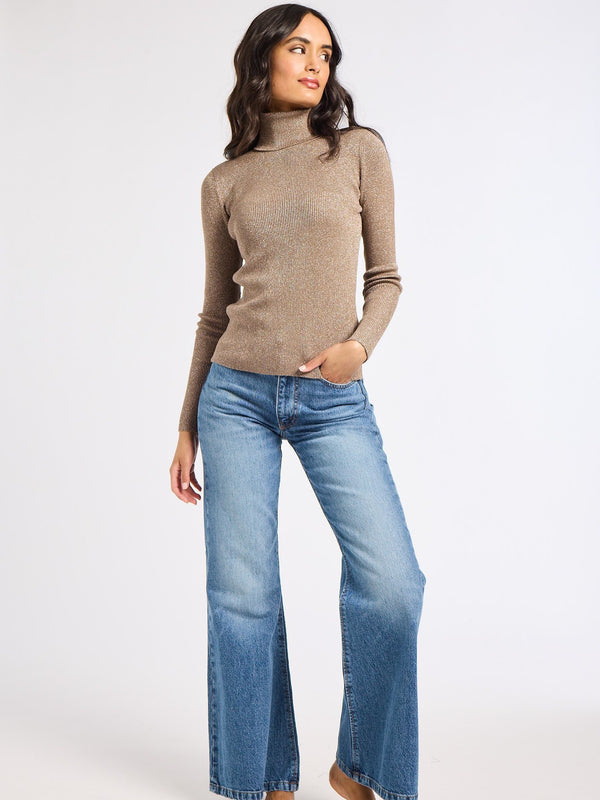 Briar Turtleneck in Mink — view 10
