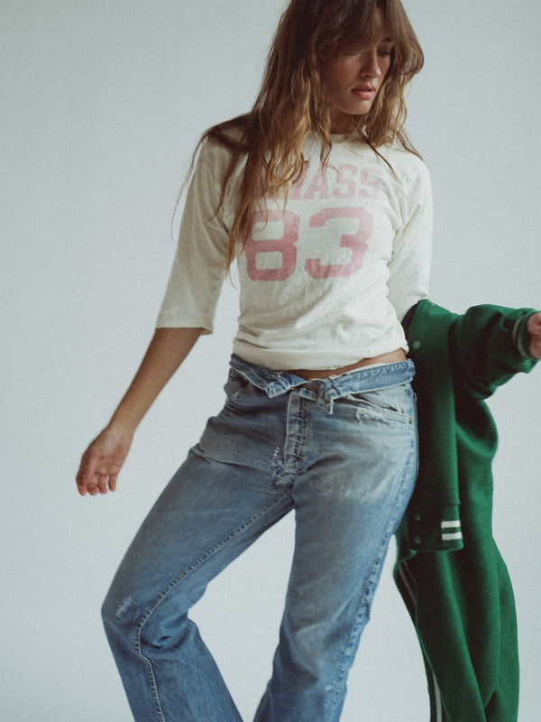 Vintage Champion UMass Tee, Single Stitch and Tubular — view 1