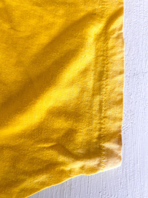 1970s-80s Porsche Single-Stitch Tubular Tee - Yellow — view 6