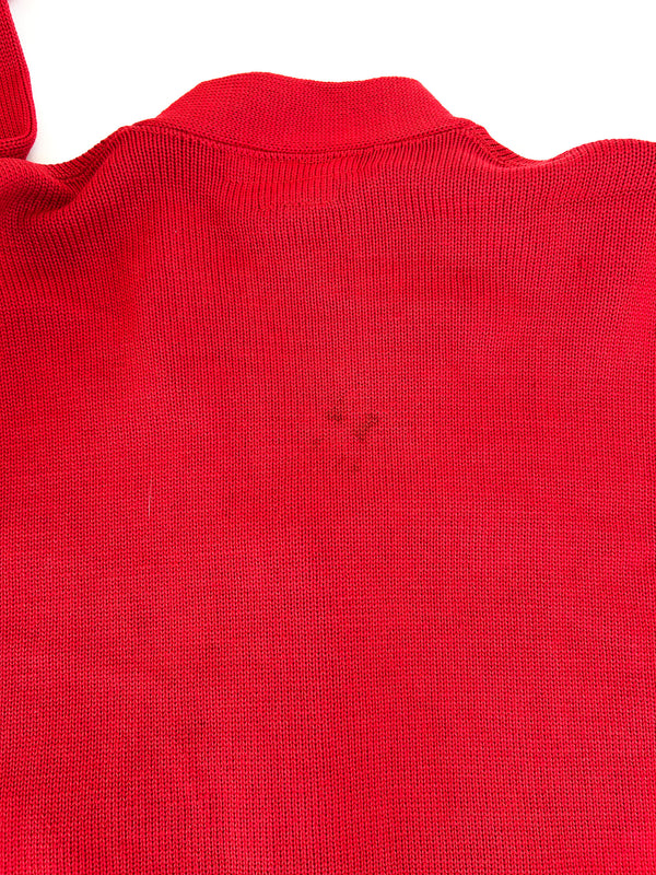 1978 Traci Eubanks Choir Letter Cardigan, Red Wool - Phoenix-Mesa, Arizona — view 6