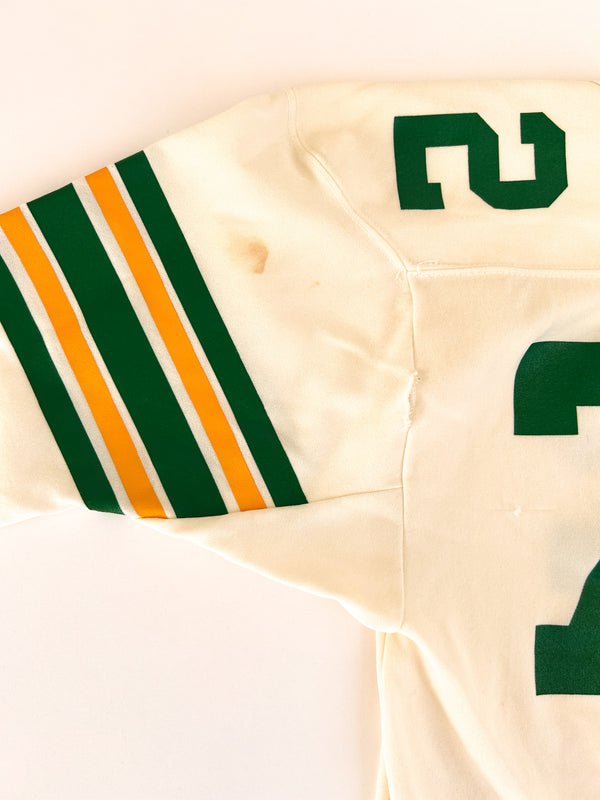 Vintage Russell Top Teams #72 Football Jersey, Efinger - Green and Orange — view 6