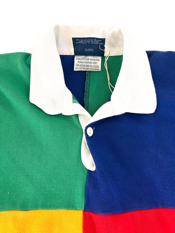 Vintage Canterbury of New Zealand Colour-Block Rugby Jersey, Made in New Zealand - C.T. Longeway — view 6