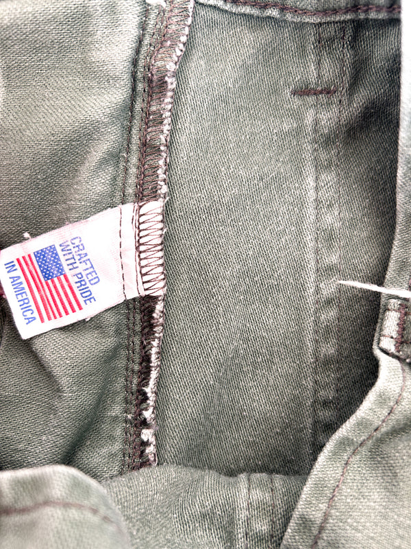 Vintage Stan Ray Four-Pocket Fatigue Trousers, Military Green - Made in USA - W28" — view 7