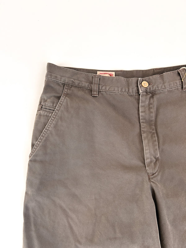 1980s Banana Republic Wide-Leg Chinos, Mill Valley - British Colony of Hong Kong - W33" — view 8
