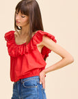 Stella Top in Scarlet - MILLE