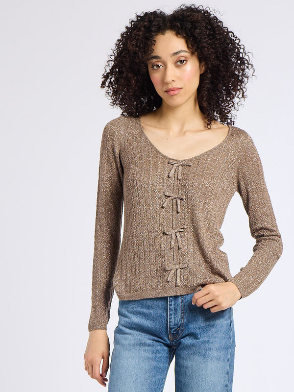 Olive Pullover in Mink — view 1