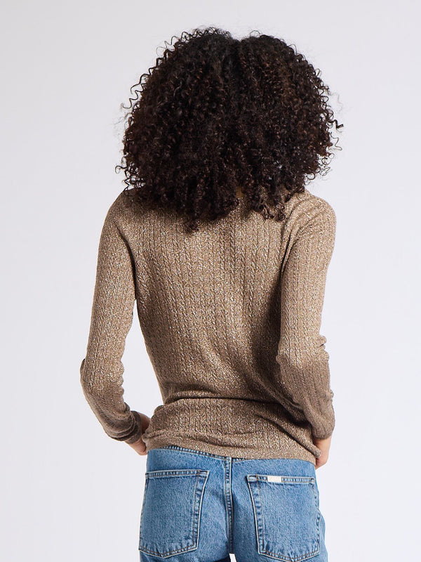 Olive Pullover in Mink — view 5