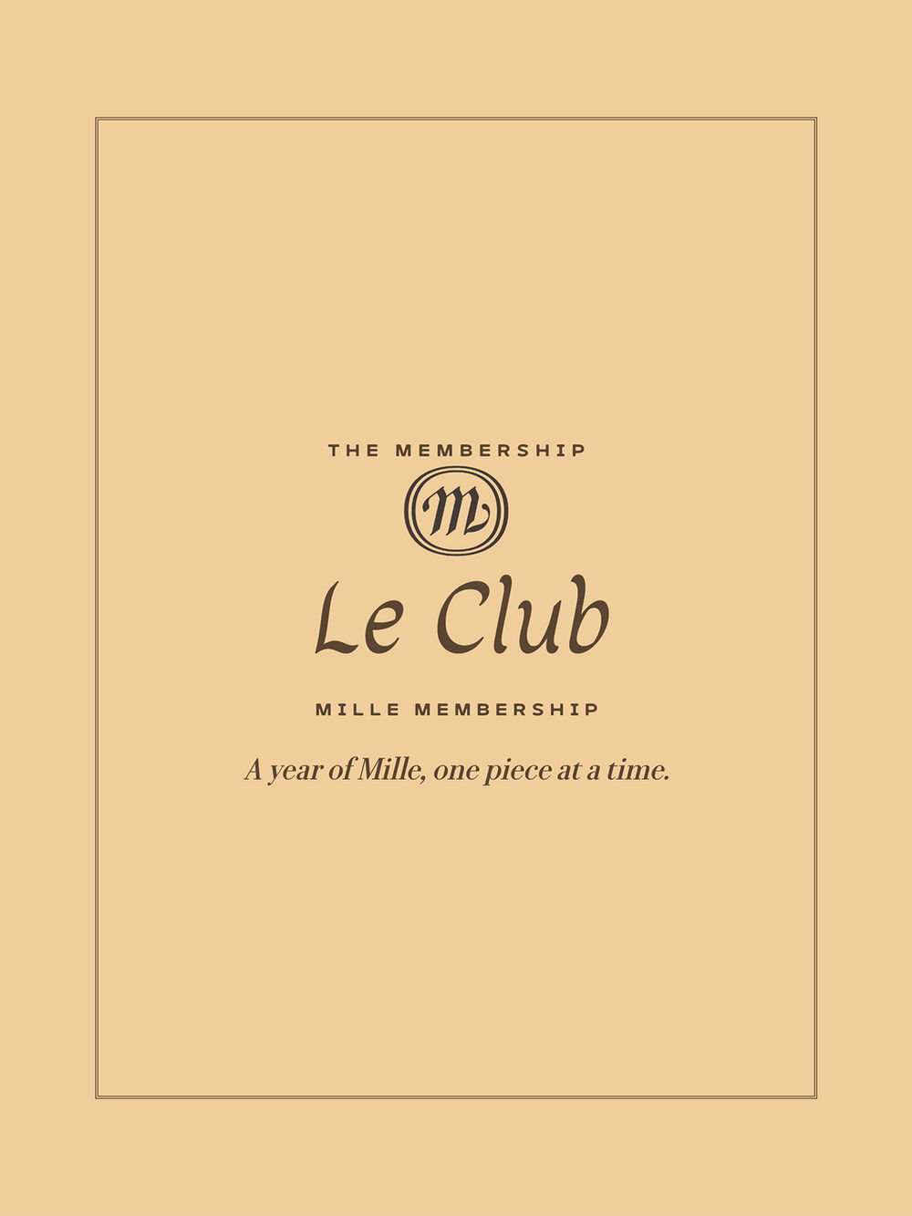 Le Club — The Mille Membership · Returning Member