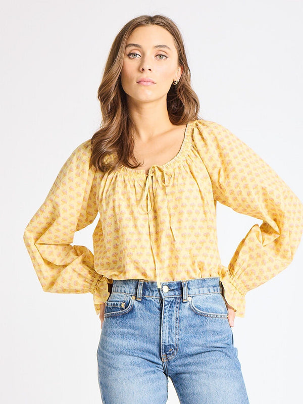 Ada Top in Buttercup — view 6