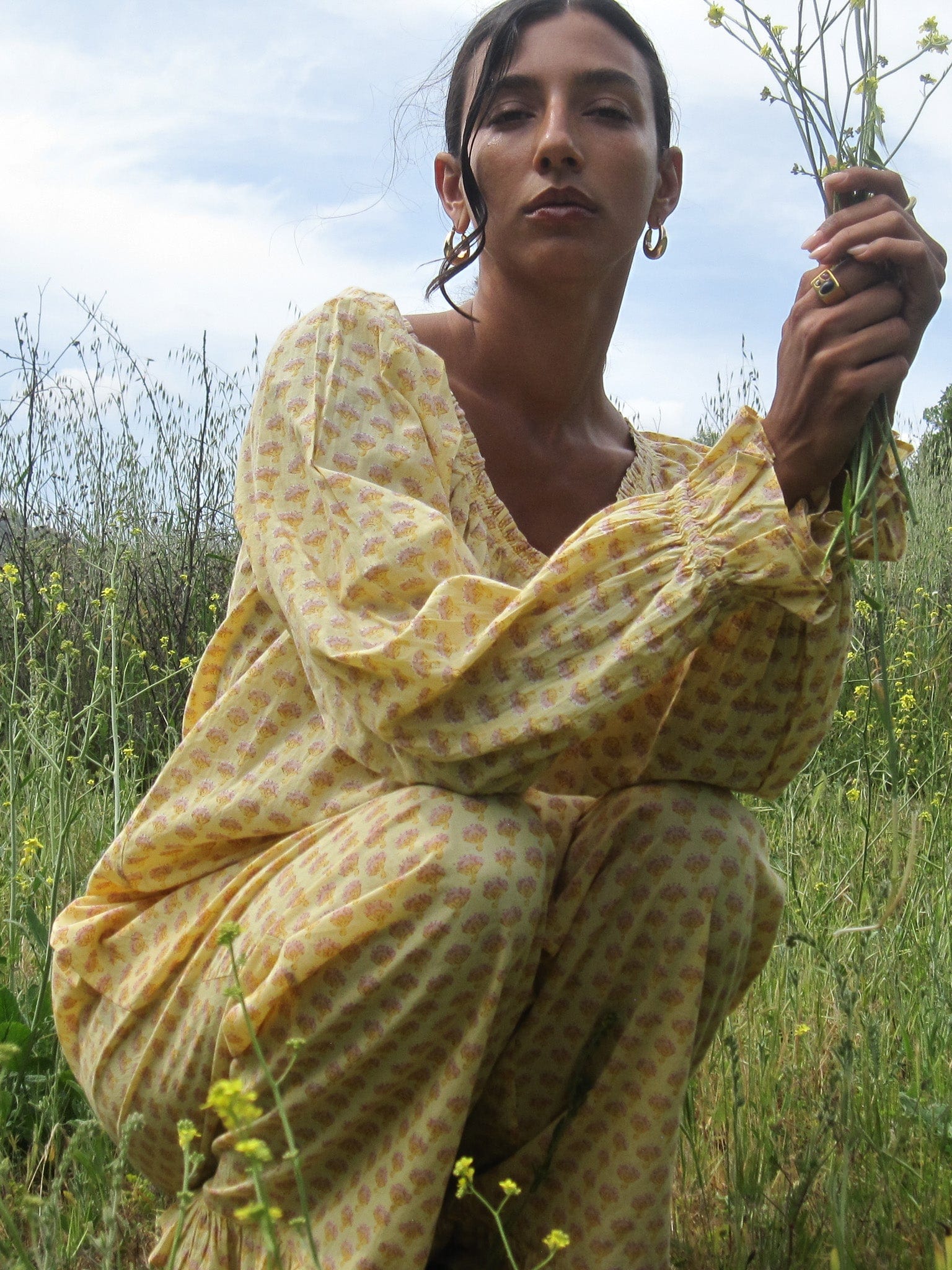 MILLE Clothing Ada Top in Buttercup