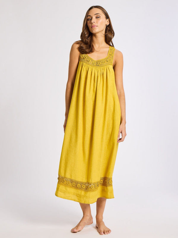 Adelia Dress in Marigold — view 5