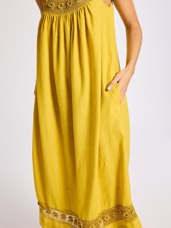 Adelia Dress in Marigold — view 7