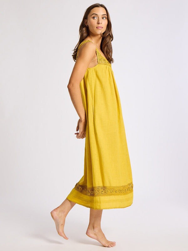 Adelia Dress in Marigold — view 6