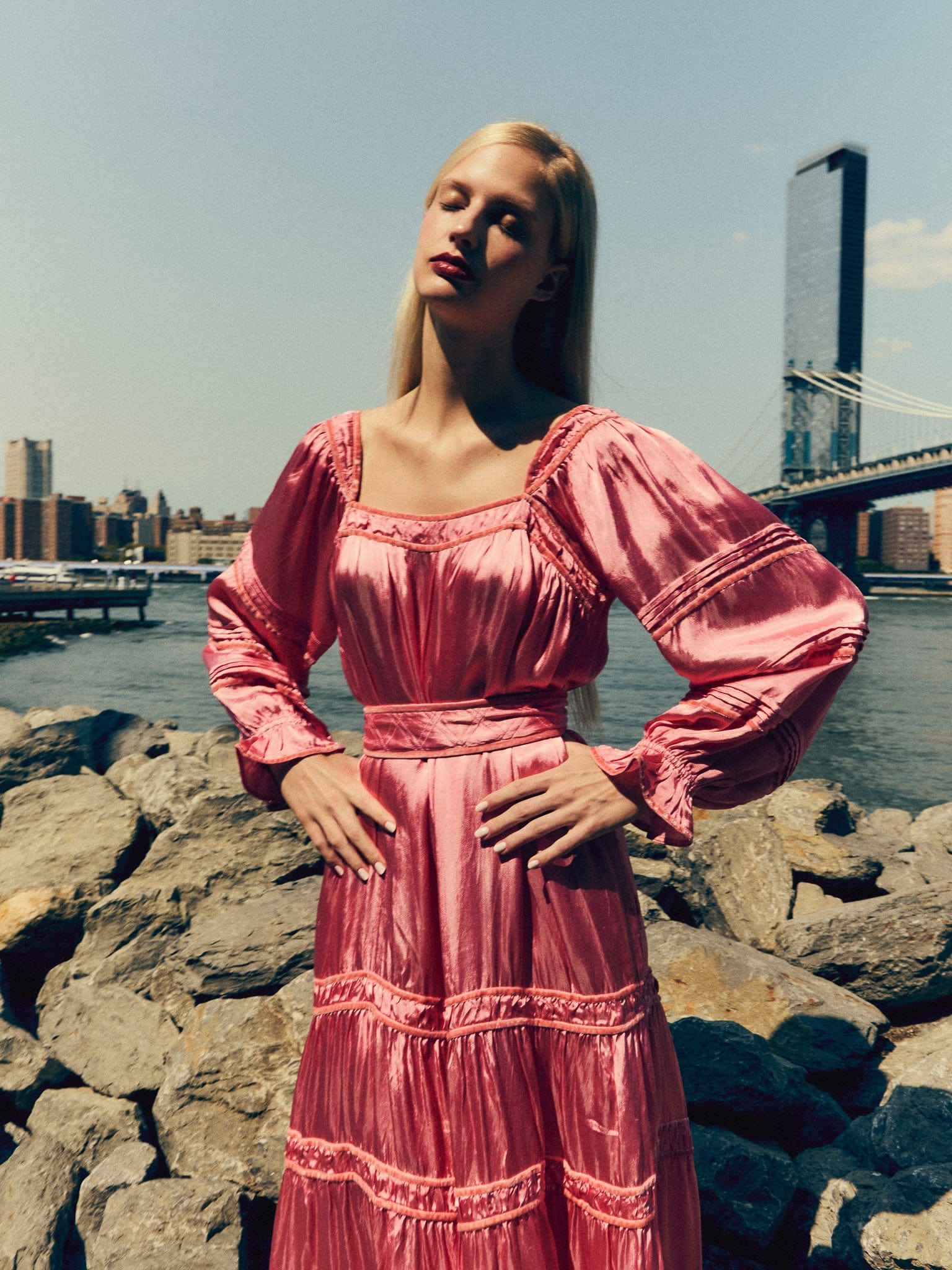 MILLE Clothing Alessandra Dress in Camellia