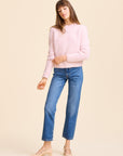 MILLE Clothing Aline Pullover in Rosewater