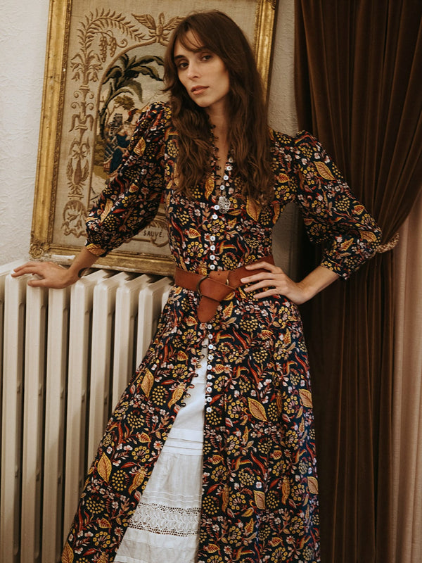 Allegra Dress in Star Floral — view 1