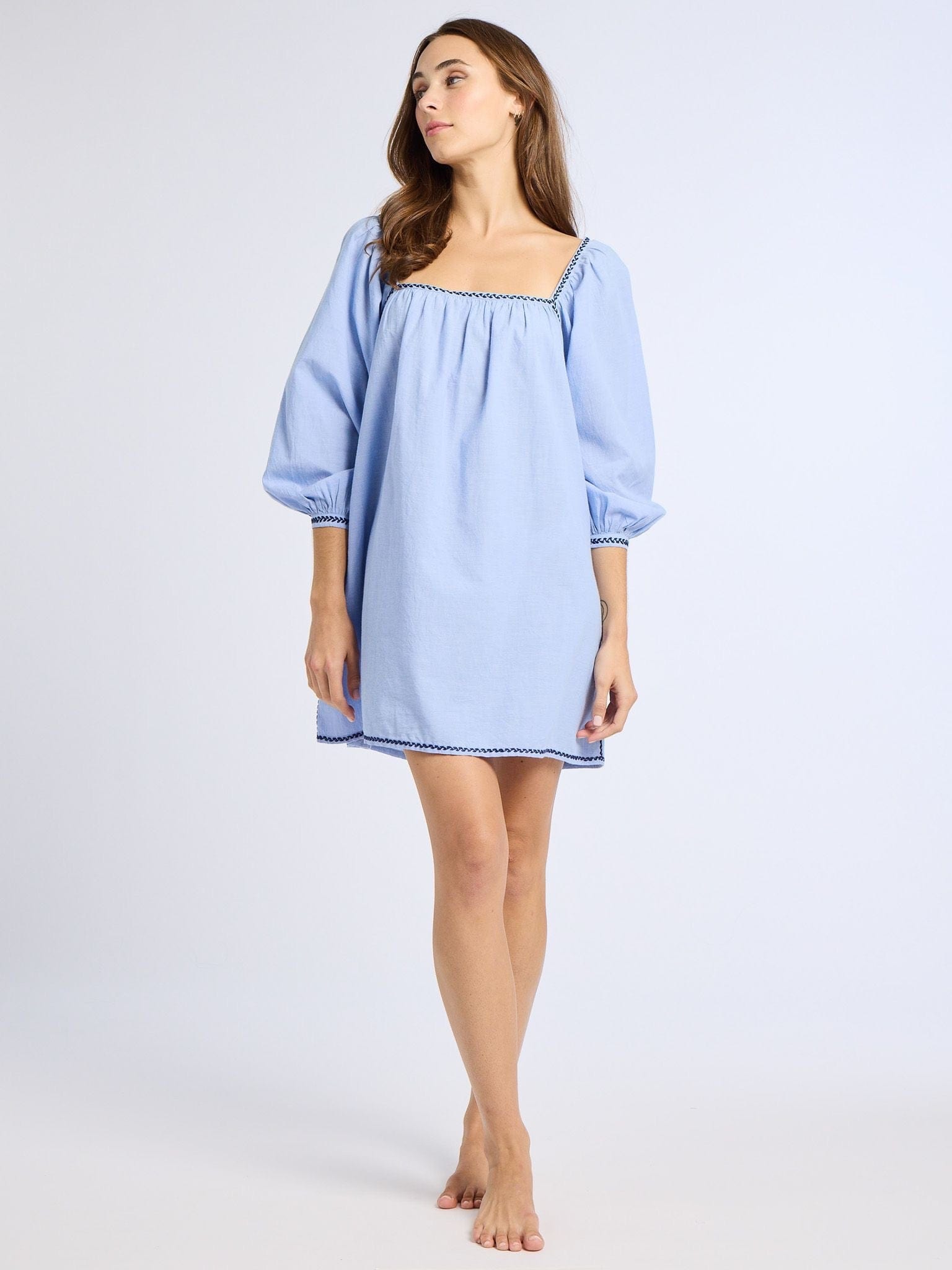 MILLE Alma Dress in Ciel XS