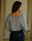 MILLE Clothing Aly Top in Sky