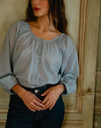 MILLE Clothing Aly Top in Sky