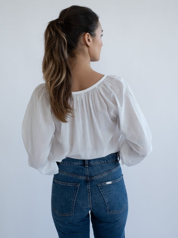Aly Top in White — view 3