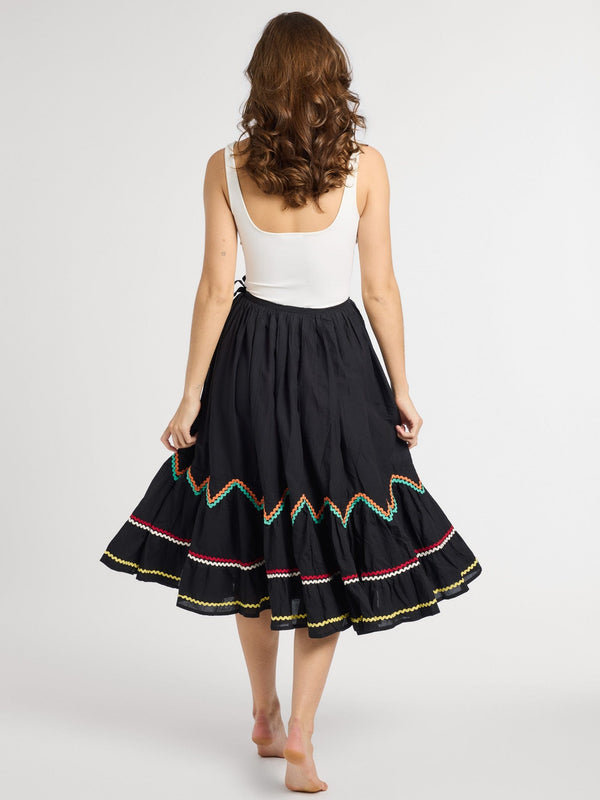 Amalie Skirt in Black — view 3