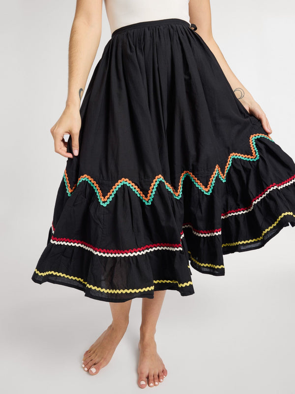 Amalie Skirt in Black — view 1