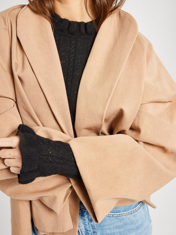 Amie Coat in Almond — view 4