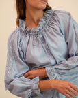 MILLE Clothing Annette Top in Sky