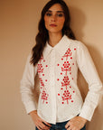 MILLE Clothing Annina Top in Folk Embroidery