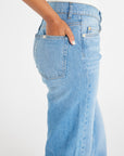 MILLE Clothing Ashton High Rise Wide Leg Flare Jean in Malibu