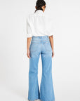 MILLE Clothing Ashton High Rise Wide Leg Flare Jean in Malibu