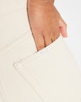 MILLE Clothing Ashton High Rise Wide Leg Flare Jean in Sand