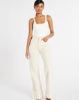 MILLE Clothing Ashton High Rise Wide Leg Flare Jean in Sand