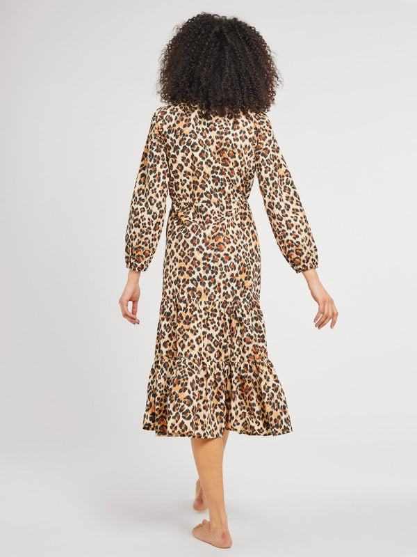 Astrid Dress in Cheetah — view 3