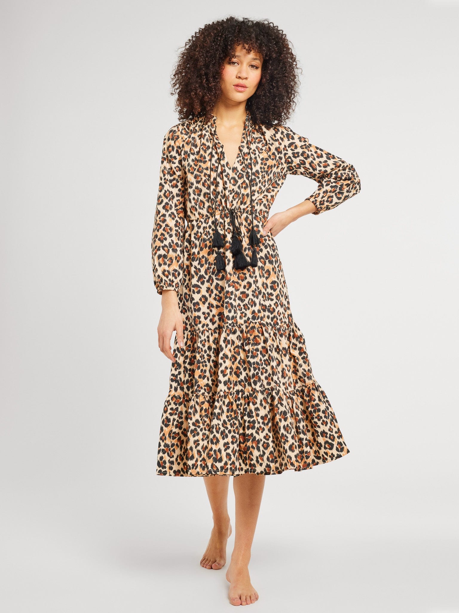 Astrid Dress in Cheetah MILLE Astrid Dress in Cheetah MILLE
