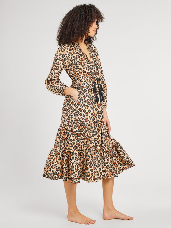 Astrid Dress in Cheetah — view 4