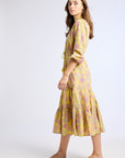 MILLE Clothing Astrid Dress in Citron Floral