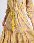 MILLE Clothing Astrid Dress in Citron Floral
