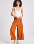 MILLE Clothing Avie Pant in Sepia Linen
