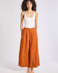 MILLE Clothing Avie Pant in Sepia Linen