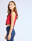 MILLE Clothing Bessie Top in Cherry Lace