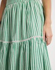 MILLE Clothing Betty Skirt in Kelly Stripe