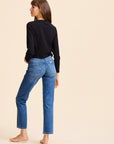 MILLE Clothing Bibi Pointelle Cardigan in Black