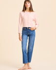 MILLE Clothing Bibi Pointelle Cardigan in Spanish Villa