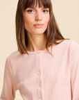 MILLE Clothing Bibi Pointelle Cardigan in Spanish Villa
