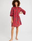 MILLE Clothing Bonnie Dress in Carmine