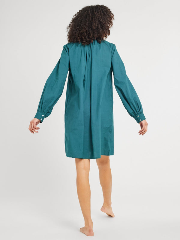 Bonnie Dress in Emerald — view 2