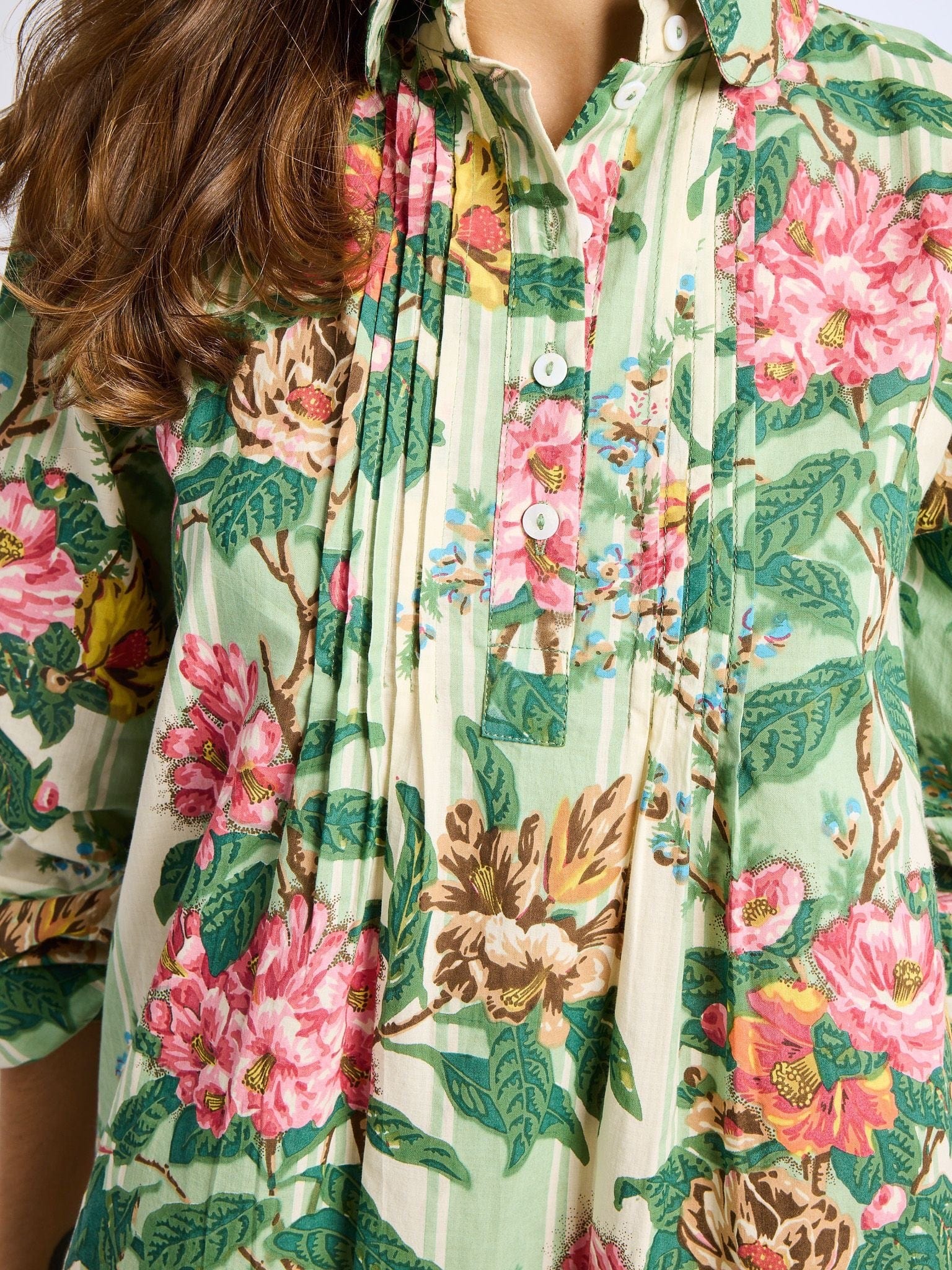 MILLE Clothing Bonnie Dress in Garden Stripe