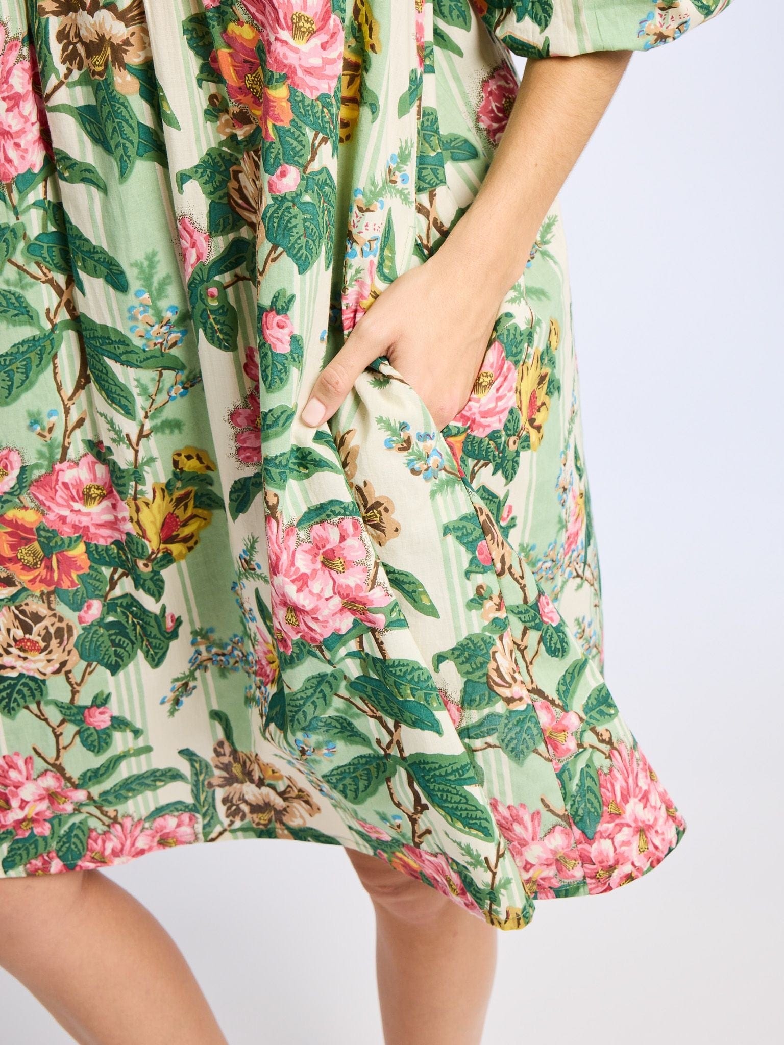 MILLE Clothing Bonnie Dress in Garden Stripe