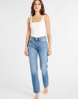 MILLE Clothing Brooke High Rise Slim Fit Jean in Montecito
